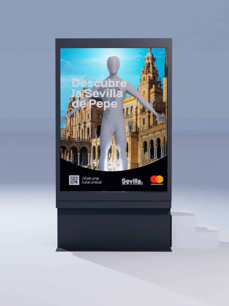 Mupi Mastercard 0003 1 1 edited 768x1024 - Producción de eventos - Mastercard - Campaña Sevilla
