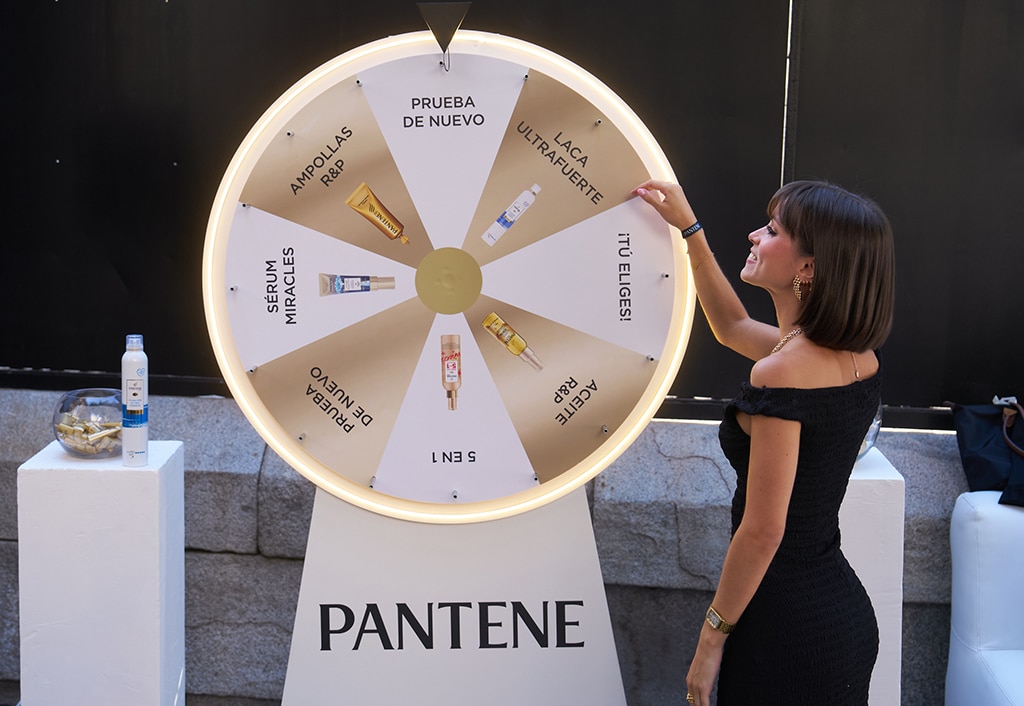 Pantene ruleta - Producción de Eventos - Casa Pantene