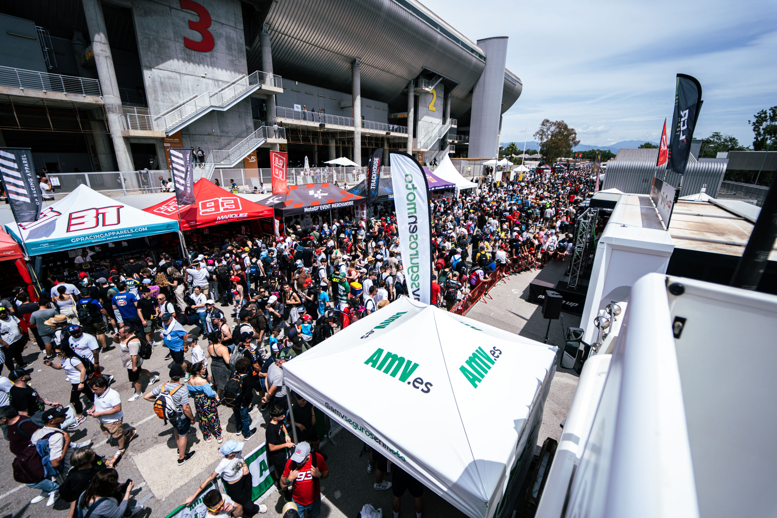 Espacio AMV en la Fan Zone de MotoGP 2023 - 2024